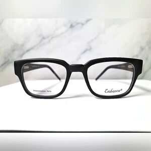 NEW Prescription-Ready Eyeglass Frame, Matte black 49-18-145 glasses chunky full
